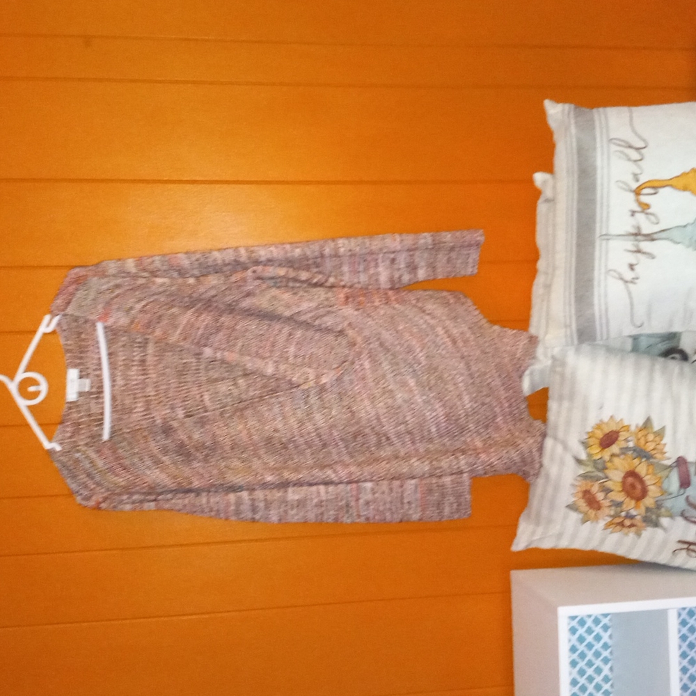 Fall wrap sweater